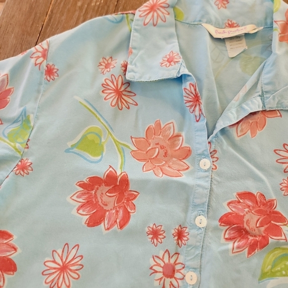 Fresh Produce Button Down Top S - Picture 2 of 8